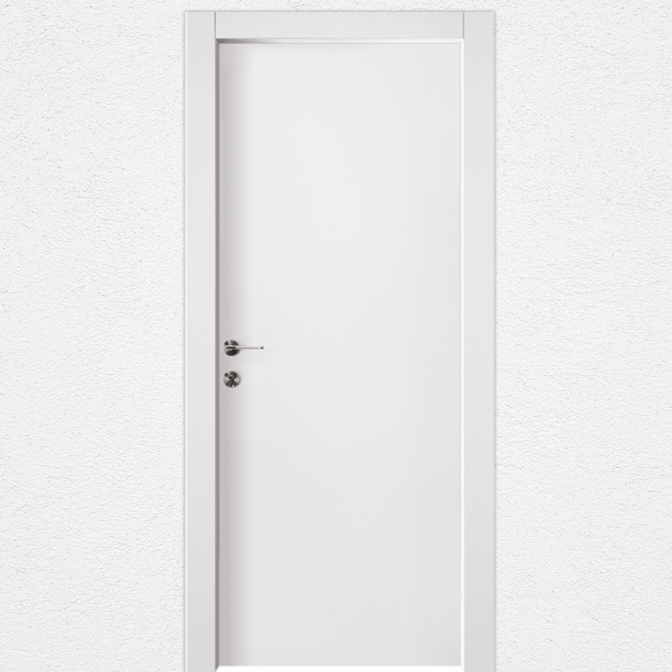 דלת פולימר לבנה